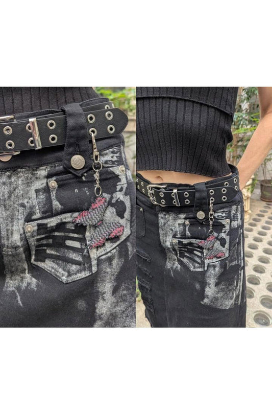 Glitch wings/ Cherry belt key holder