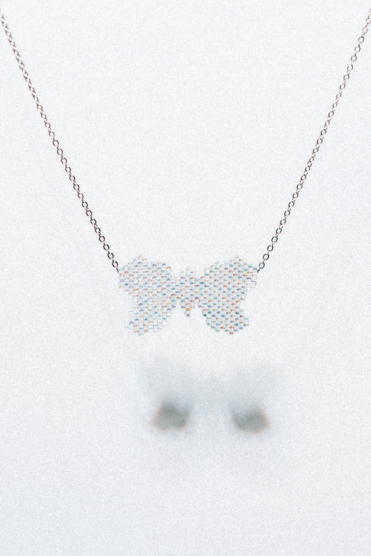 Crystal mini butterfly belly chain or necklace