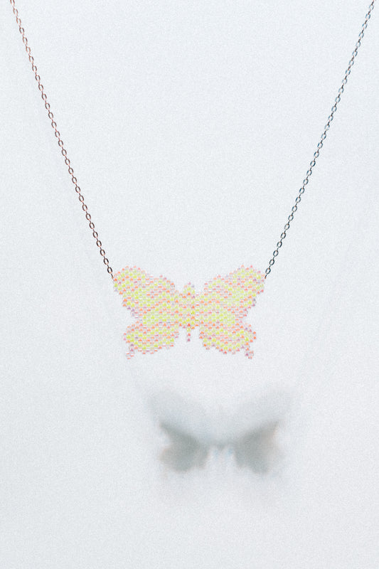 Bubble Gum medium butterfly body chain