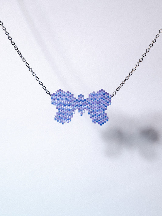 #_3 Lavender mini butterfly body chain ss26